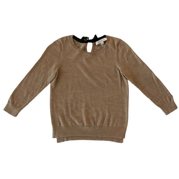 LOFT Camel Color 3/4 Sleeve Sweeter - Picture 1 of 7
